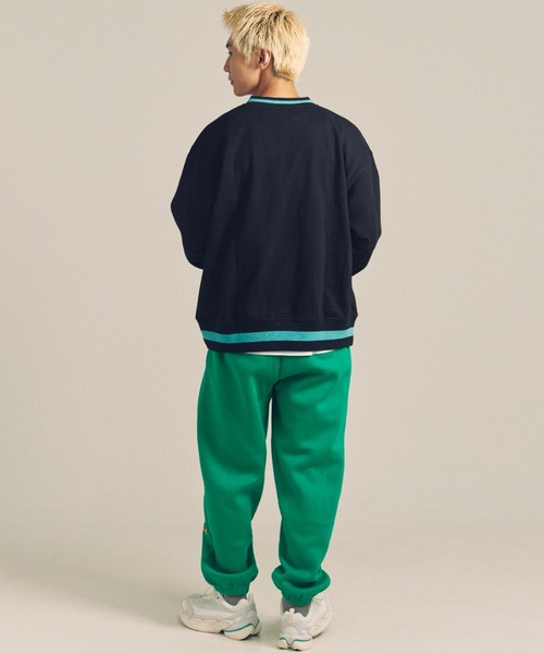 GALLIS ADDICTION（ガリスアディクション）の「GARISU-チル友Vネックトレーナー（スウェット・メンズ・ブラック/グレー・L/M）」の16枚目の写真