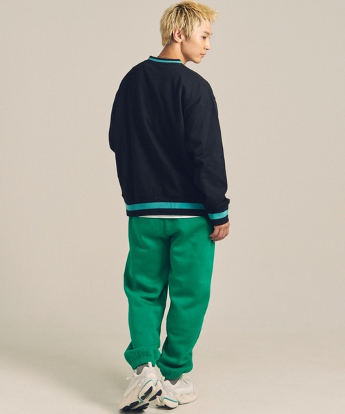 GALLIS ADDICTION（ガリスアディクション）の「GARISU-チル友Vネックトレーナー（スウェット・メンズ・ブラック/グレー・L/M）」の18枚目の写真