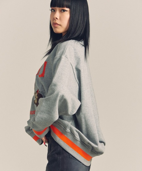 GALLIS ADDICTION（ガリスアディクション）の「GARISU-チル友Vネックトレーナー（スウェット・メンズ・ブラック/グレー・L/M）」の21枚目の写真