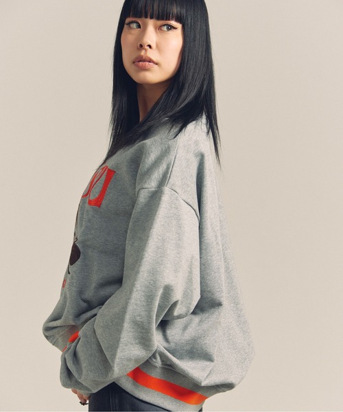 GALLIS ADDICTION（ガリスアディクション）の「GARISU-チル友Vネックトレーナー（スウェット・メンズ・ブラック/グレー・L/M）」の22枚目の写真