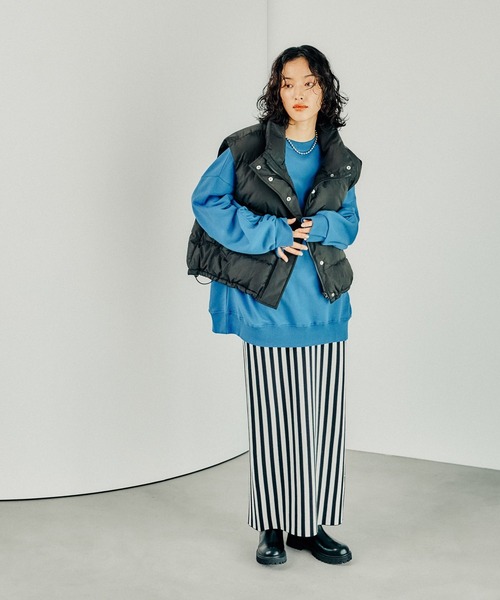 セール】ギャザーワイドチュニック 145163（スウェット）｜LEPSIM