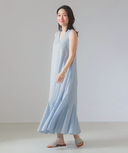 MARIHA / 夏の月影 ソリッド ワンピース［手洗い可］ セール】【別注】MARIHA / 夏の月影 ソリッド ワンピース