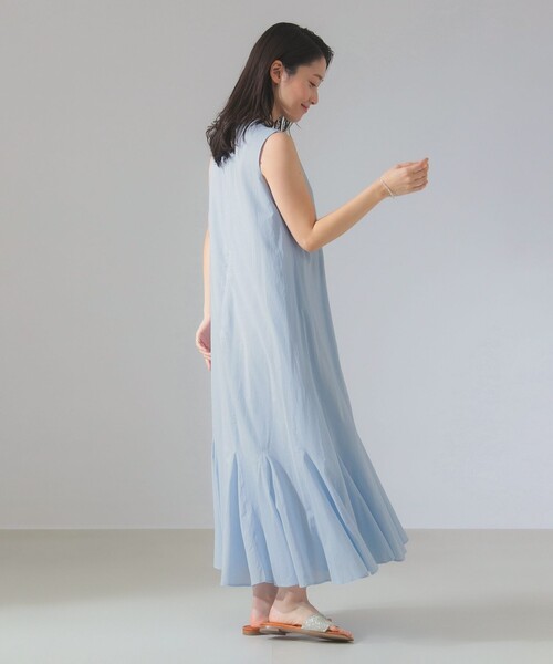 MARIHA /夏の月影　ワンピース 別注】MARIHA / 夏の月影 ソリッド ワンピース［手洗い可
