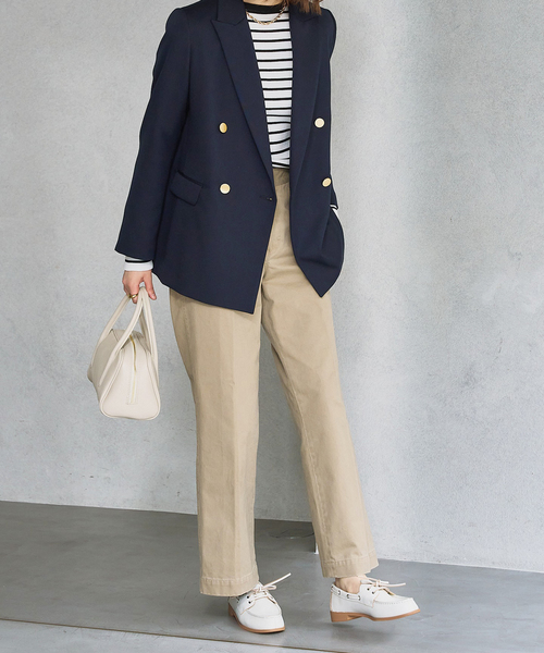 LE TALON（ルタロン）の「レザーデッキシューズ（モカシン/デッキシューズ・レディース・ベージュ/ホワイト・24.5cm/25cm/22cm/22.5cm/23cm/23.5cm/24cm）」の5枚目の写真