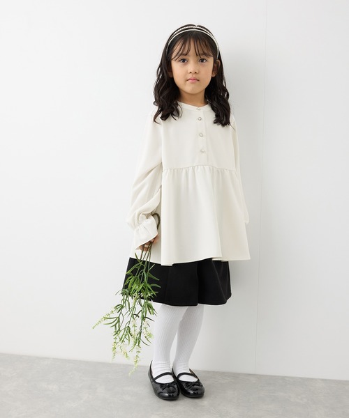 セール】【KIDS】多機能/セレモニーにも/チュニックブラウス（シャツ