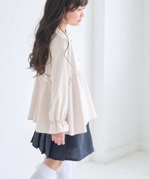 セール】【KIDS】多機能/セレモニーにも/チュニックブラウス（シャツ