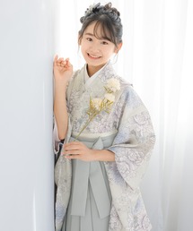 SOUBIEN（ソウビエン）の「floroハイジュニア袴4点セット（着物・襦袢・下帯・袴）（着物・キッズ）」