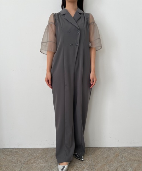 LE'RURE パンツドレス　オールインワン　マタニティ LE'RURE パンツドレス Paisley lace pants dress : ZOZOTOWN