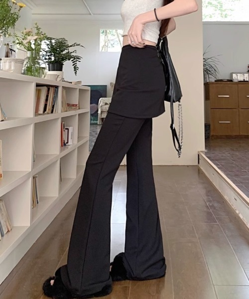 Ritzy（リッツィー）の「ラップスカート付きフレアパンツ（その他パンツ・レディース・ブラック・L/M）」の7枚目の写真