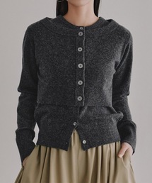 TENTO（テント）の「ショート丈カーディガンアンサンブル（ニット/セーター）」