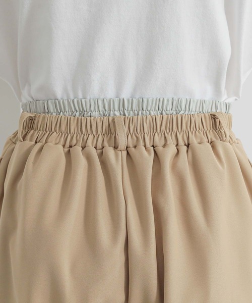 n'OrLABEL(ノアールレーベル)の「『ダブルウエストワイドパンツ』(スラックス・レディース・チャコール/ベージュ・1/2)」の14枚目の写真