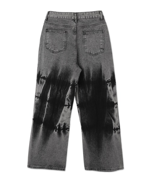 Figments(フィグメンツ)の「ダブルウエストブリーチバギーパンツ(デニムパンツ・レディース・グレー・SMALL/MEDIUM/LARGE)」の6枚目の写真