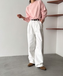 一度着用の美品★El mar★ウォームタックツイルパンツ★S CANAL JEAN（キャナルジーン）の「El mar ウォームタックツイル
