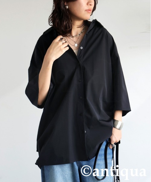 antiqua トップス　シャツ　ブラウス antiqua 刺繍シャツ シャツ レディース トップス 長袖 送料無料