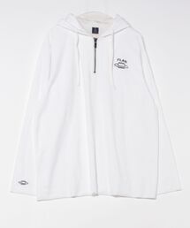 /FLAN(FLANLABS)/Velour Half Zip Parker
