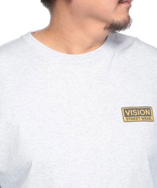 VISION STREET WEAR(ヴィジョンストリートウェア)の「VISION STREET WEAR (ヴィジョンストリートウェア) ゴーストサインボード バックプリント クルーネック 長袖 Tシャツ 5305701(Tシャツ/カットソー・メンズ・ホワイト/ブラック・5L/3L/4L)」の11枚目の写真