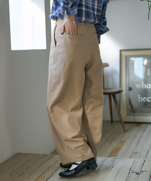 FREAK'S STORE（フリークスストア）の「クラウンパンツ/カーブパンツ/バレルレッグパンツ（その他パンツ・レディース・グレー/レオパード/ブラック/ベージュ/ピンク・MEDIUM/SMALL）」の22枚目の写真