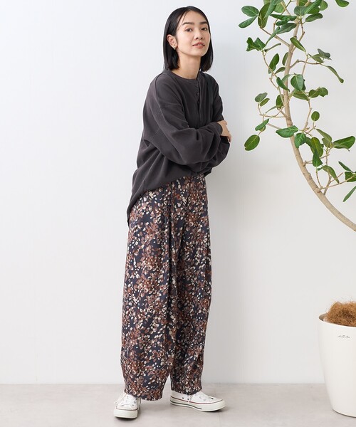 FREAK'S STORE（フリークスストア）の「クラウンパンツ/カーブパンツ/バレルレッグパンツ（その他パンツ・レディース・グレー/レオパード/ブラック/ベージュ/ピンク・MEDIUM/SMALL）」の17枚目の写真