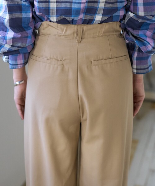FREAK'S STORE（フリークスストア）の「クラウンパンツ/カーブパンツ/バレルレッグパンツ（その他パンツ・レディース・グレー/レオパード/ブラック/ベージュ/ピンク・MEDIUM/SMALL）」の9枚目の写真
