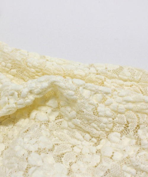 RNA（アールエヌエー）の「M2406 フラワージャガードシアーロンＴ（Tシャツ/カットソー・レディース・ホワイト/ブラック/ライトイエロー・MEDIUM）」の13枚目の写真