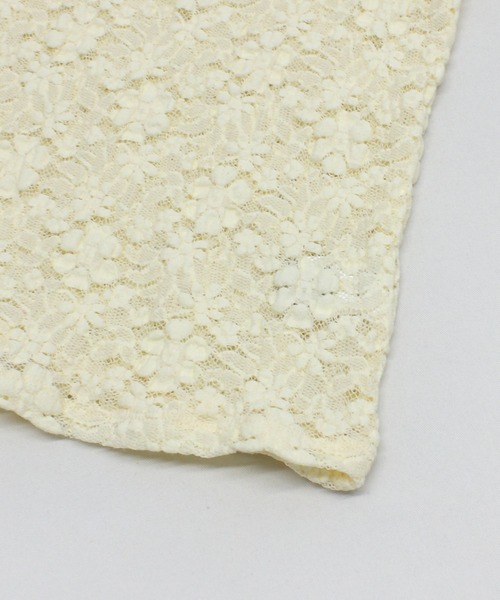 RNA（アールエヌエー）の「M2406 フラワージャガードシアーロンＴ（Tシャツ/カットソー・レディース・ホワイト/ブラック/ライトイエロー・MEDIUM）」の16枚目の写真