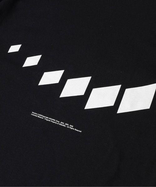 DIGAWEL(ディガウェル)の「L/S T-shirt (ready-made)(Tシャツ/カットソー・メンズ・ブラック/ホワイト・3(XL)/2(L))」の4枚目の写真