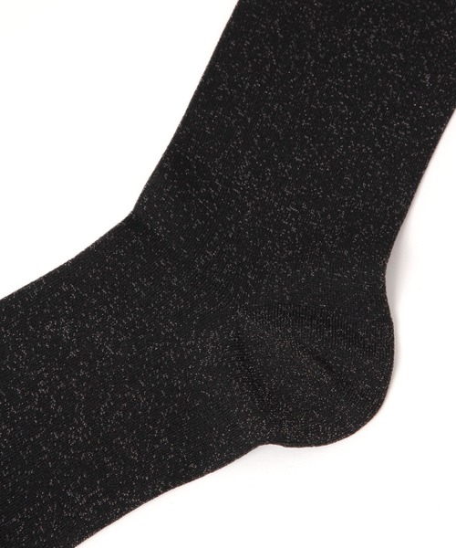 LOWRYS FARM（ローリーズファーム）の「ラメシアーハイソックス 288198（ソックス/靴下・レディース・ブラック/ブルー/グレー・FREE）」の5枚目の写真