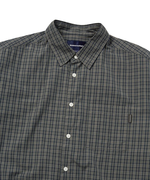 thisisneverthat（ディスイズネバーザット）の「Check S/S Shirt（シャツ/ブラウス・メンズ・カーキ系/ネイビー/グリーン・XL/L/M/S）」の11枚目の写真