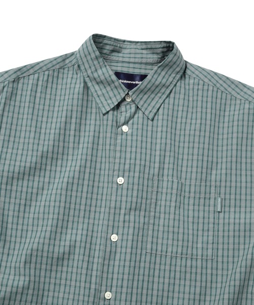 thisisneverthat（ディスイズネバーザット）の「Check S/S Shirt（シャツ/ブラウス・メンズ・カーキ系/ネイビー/グリーン・XL/L/M/S）」の4枚目の写真