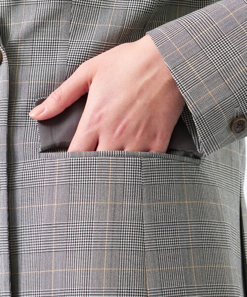 MACKINTOSH PHILOSOPHY（ﾏｯｷﾝﾄｯｼｭ ﾌｨﾛｿﾌｨｰ）の「【Retford(レットフォード)】グレンチェックブレザー（テーラードジャケット・レディース・グレー系その他・36/38/34）」の5枚目の写真