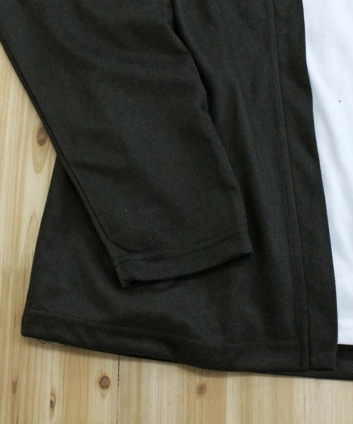 TopIsm（トップイズム）の「【2025】アンサンブル　長袖カーディガン＆ロングTシャツ（カーディガン/ボレロ・メンズ・グレイッシュベージュ/ダークグレー/グレイッシュブルー・LL/L/M）」の9枚目の写真