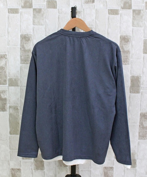 TopIsm（トップイズム）の「【2025】アンサンブル　長袖カーディガン＆ロングTシャツ（カーディガン/ボレロ・メンズ・グレイッシュベージュ/ダークグレー/グレイッシュブルー・LL/L/M）」の19枚目の写真