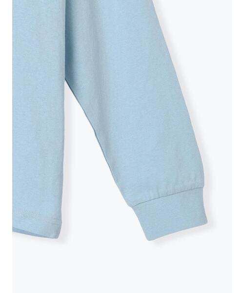 Samansa Mos2 blue(サマンサモスモスブルー)の「◎ロゴロンT(Tシャツ/カットソー・レディース・オフホワイト/チャコールグレー/サックスブルー・F)」の15枚目の写真