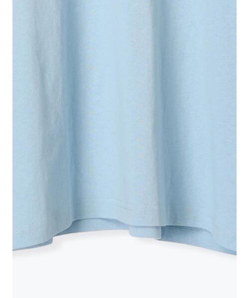 Samansa Mos2 blue(サマンサモスモスブルー)の「◎ロゴロンT(Tシャツ/カットソー・レディース・オフホワイト/チャコールグレー/サックスブルー・F)」の16枚目の写真