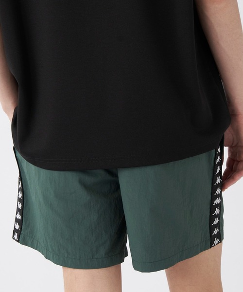 Kappa(カッパ)の「ナイロンショートパンツ (ユニセックス)(その他パンツ・メンズ・ブラック/グリーン・MEDIUM/LARGE/X-LARGE)」の4枚目の写真