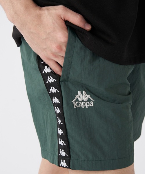 Kappa(カッパ)の「ナイロンショートパンツ (ユニセックス)(その他パンツ・メンズ・ブラック/グリーン・MEDIUM/LARGE/X-LARGE)」の5枚目の写真