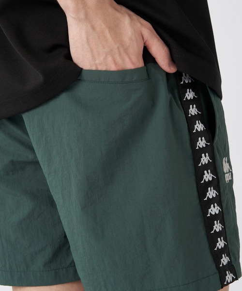 Kappa(カッパ)の「ナイロンショートパンツ (ユニセックス)(その他パンツ・メンズ・ブラック/グリーン・MEDIUM/LARGE/X-LARGE)」の6枚目の写真