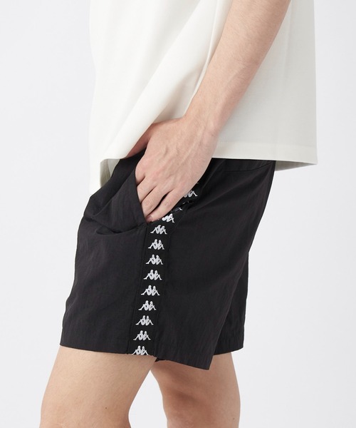 Kappa(カッパ)の「ナイロンショートパンツ (ユニセックス)(その他パンツ・メンズ・ブラック/グリーン・MEDIUM/LARGE/X-LARGE)」の9枚目の写真