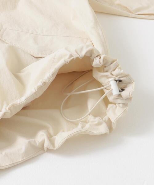 FORK&SPOON（フォークアンドスプーン）の「FORK&SPOON　フーディージャケット（マウンテンパーカー・レディース・アイボリー/スミクロ・1）」の12枚目の写真