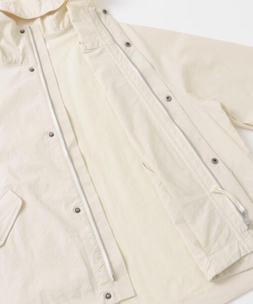 FORK&SPOON（フォークアンドスプーン）の「FORK&SPOON　フーディージャケット（マウンテンパーカー・レディース・アイボリー/スミクロ・1）」の13枚目の写真