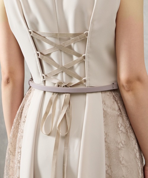 AIMER（エメ）の「パールバックルベルト（ベルト・レディース・ライトグレー/ベージュ/グレー・FREE）」の21枚目の写真