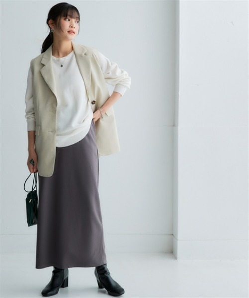 nissen（ニッセン）の「洗えるボートネックドルマンニット【毛玉になりにくいふんわりもちもち素材】（ニット/セーター・レディース・ブルー/ピンク/ブラック/ライトグレー/オフホワイト・LL/L/M/S/3L）」の20枚目の写真