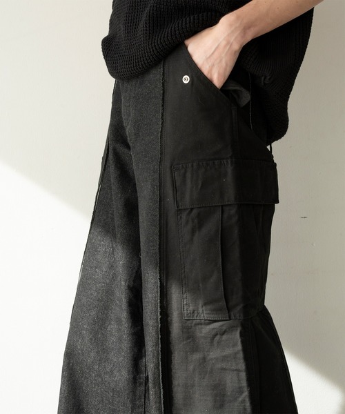 Forte（フォルテ）（フォルテ）の「【Wrangler×Forte】West Side Modern Cargo Denim Pants/ウエストサイドモダンカーゴデニムパンツ（デニムパンツ・メンズ・ブラック/ブラウン・MEDIUM/LARGE）」の5枚目の写真