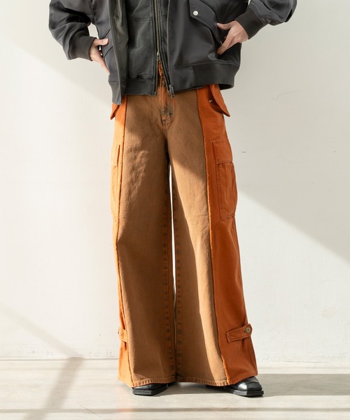 Forte（フォルテ）（フォルテ）の「【Wrangler×Forte】West Side Modern Cargo Denim Pants/ウエストサイドモダンカーゴデニムパンツ（デニムパンツ・メンズ・ブラック/ブラウン・MEDIUM/LARGE）」の13枚目の写真