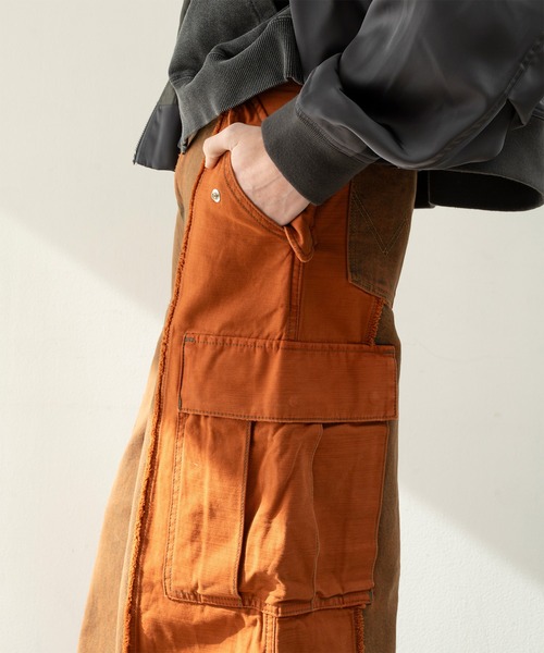 Forte（フォルテ）（フォルテ）の「【Wrangler×Forte】West Side Modern Cargo Denim Pants/ウエストサイドモダンカーゴデニムパンツ（デニムパンツ・メンズ・ブラック/ブラウン・MEDIUM/LARGE）」の18枚目の写真