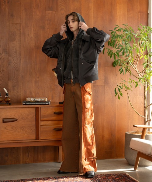 Forte（フォルテ）（フォルテ）の「【Wrangler×Forte】West Side Modern Cargo Denim Pants/ウエストサイドモダンカーゴデニムパンツ（デニムパンツ・メンズ・ブラック/ブラウン・MEDIUM/LARGE）」の20枚目の写真