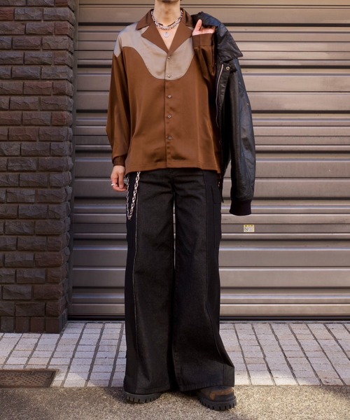 Forte（フォルテ）（フォルテ）の「【Wrangler×Forte】West Side Modern Cargo Denim Pants/ウエストサイドモダンカーゴデニムパンツ（デニムパンツ・メンズ・ブラック/ブラウン・MEDIUM/LARGE）」の22枚目の写真