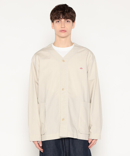 DANTON ダントン ジャケット 綿100% ベージュ 38 中古・古着通販】DANTON (ダントン) ナイロンジャケット