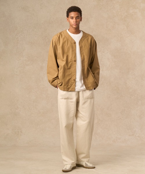 DANTON ダントン ジャケット 綿100% ベージュ 38 MEN'S ORGANIC COTTON WASHER HOODED JACKET｜JACKET｜DANTON
