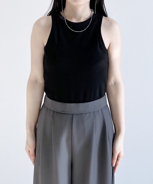 reca（レカ）の「カップ付きアメスリタンク（タンクトップ・レディース・キナリ/ブルー系その他/オリーブ/ライトピンク/ブラック/トップグレー/オフホワイト・FREE）」の16枚目の写真